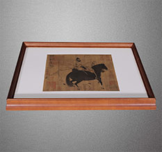 光山书画装裱配框服务案例